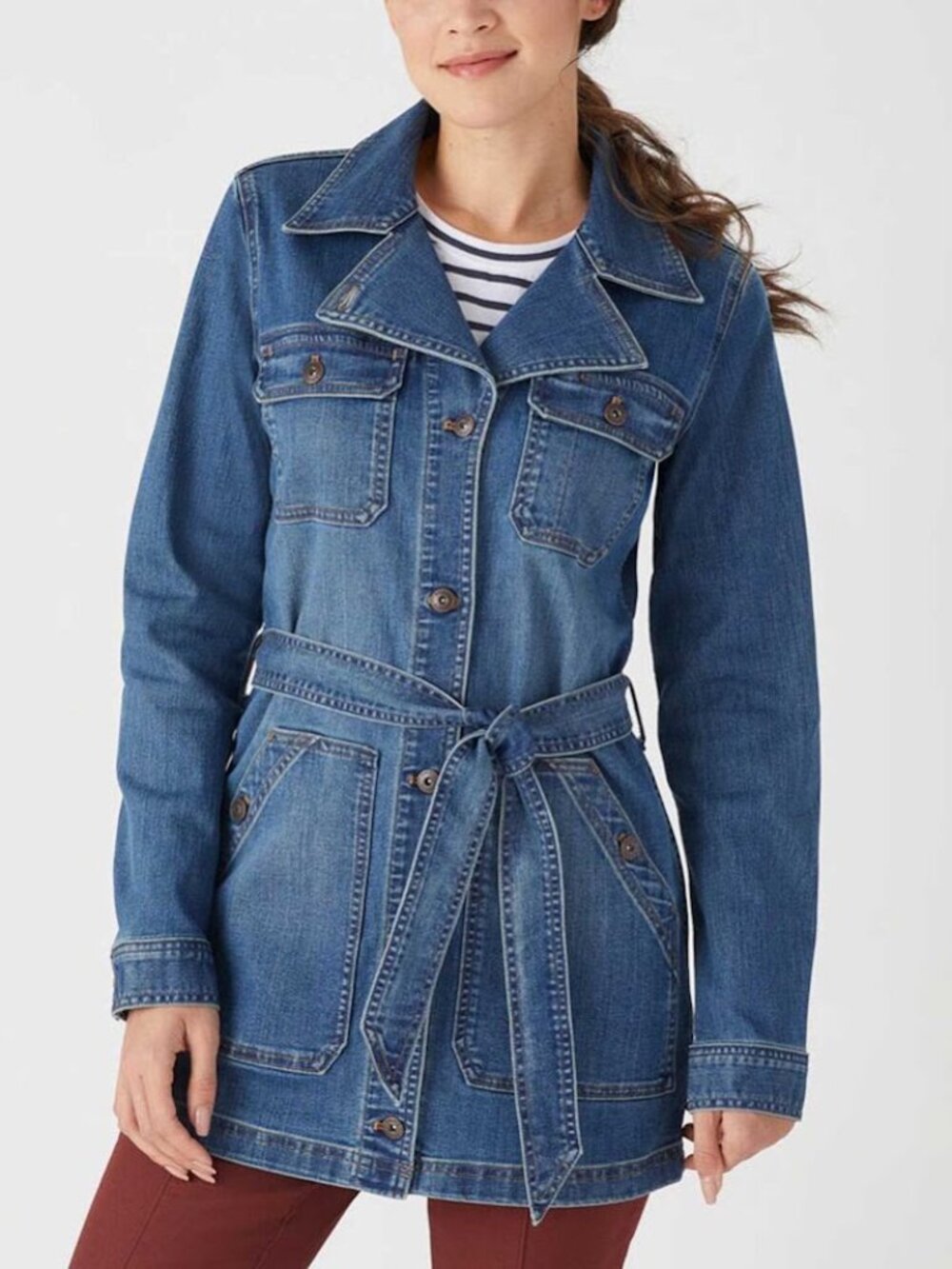 Duluth Women's Daily Denim Trench